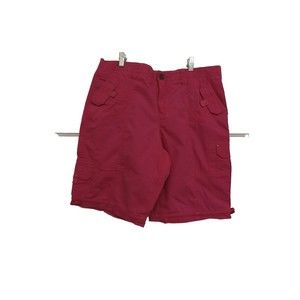 Intro Casual Elegance Pink Cargo Shorts Pants Women’s Size 14 Summer